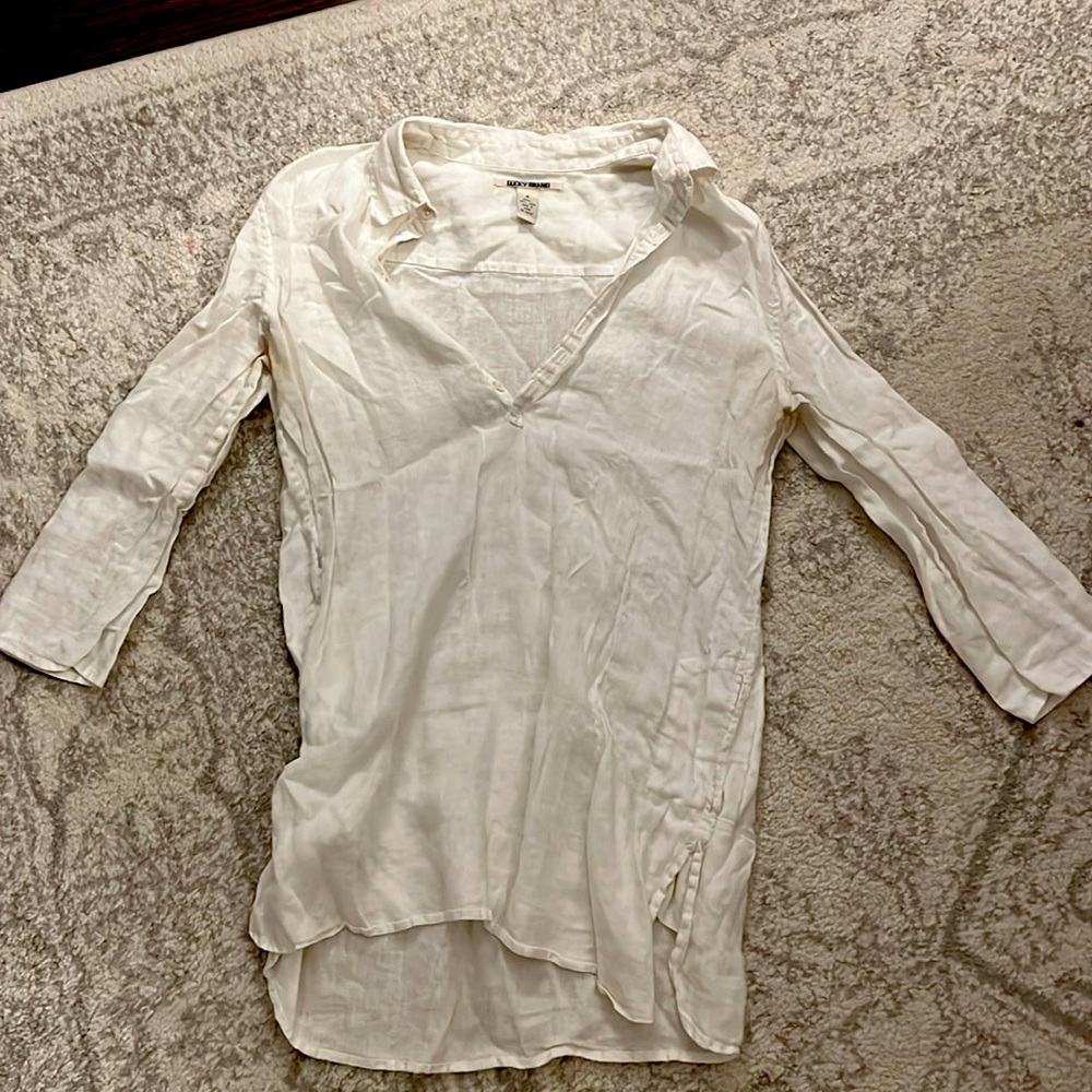 Lucky brand linen tunic